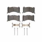 Dynamic Friction 2019-2024 Audi e-Tron S Front 4000 HybriDynamic Brake Pads and Hardware Kit