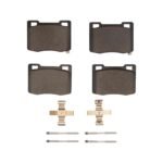Dynamic Friction 2020-2022 Ford Mustang Rear 4000 HybriDynamic Brake Pads and Hardware Kit