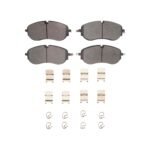 Dynamic Friction 2021-2025 Audi Q4 e-Tron Front 4000 HybriDynamic Brake Pads and Hardware Kit