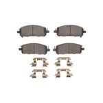 Dynamic Friction 2021-2025 Infiniti QX60 Front 4000 HybriDynamic Brake Pads and Hardware Kit