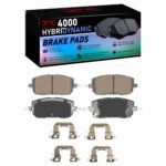 Dynamic Friction 2022-2024 Mazda MX-30 Front 4000 HybriDynamic Brake Pads and Hardware Kit
