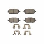 Dynamic Friction 2022-2024 Mazda MX-30 Front 4000 HybriDynamic Brake Pads and Hardware Kit - Image 2