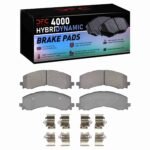 Dynamic Friction 2021-2025 Ford F-150 RWD Front 4000 HybriDynamic Brake Pads and Hardware Kit
