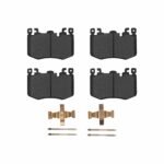 Dynamic Friction 2021-2024 Polestar Polestar 2 Front 4000 HybriDynamic Brake Pads and Hardware Kit