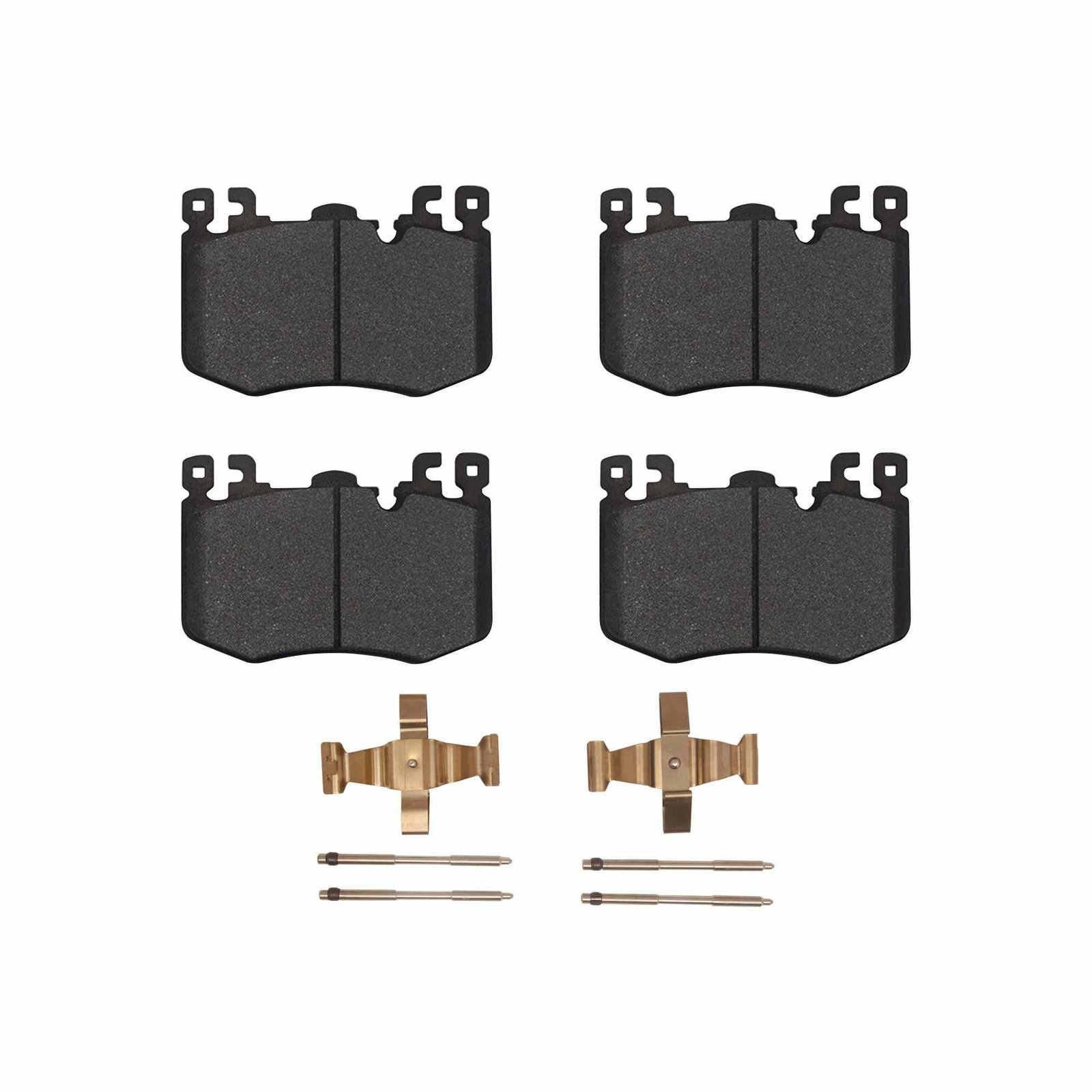 DF_4000243101_Kit.jpg Dynamic Friction 2021-2024 Polestar Polestar 2 Front 4000 HybriDynamic Brake Pads and Hardware Kit - Image 1