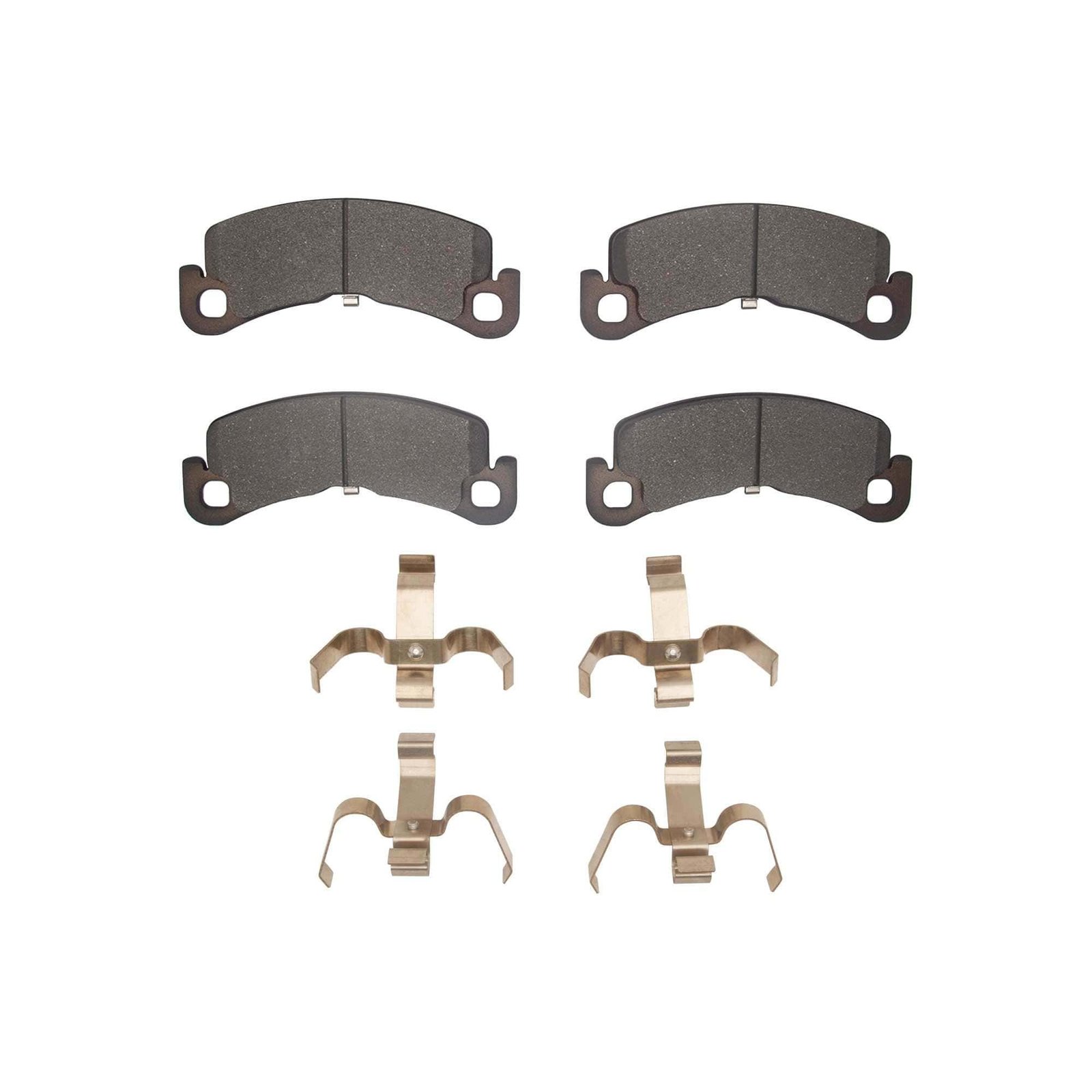 DF_4000244301_Kit.jpg Dynamic Friction 2021-2025 Tesla Model S Front 4000 HybriDynamic Brake Pads and Hardware Kit - Image 1