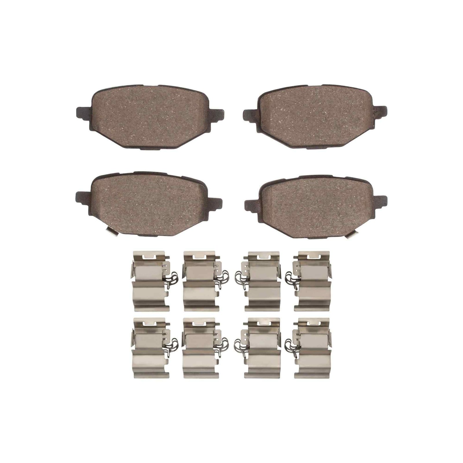 DF_4000245701_Kit.jpg Dynamic Friction 2023-2025 Mazda CX-1950 Rear 4000 HybriDynamic Brake Pads and Hardware Kit - Image 1