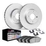 Dynamic Friction 1986-2002 VW Passat/Golf/Jetta/Quantum/Scirocco/Cabrio Front Geospec Rotor 4K HybriDyna Pads w/HW