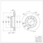 Dynamic Friction 1991-1997 Porsche 911 Right Rear Brake Rotor (299x28 Vented) - Image 4