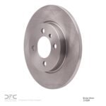 Dynamic Friction 1984-1985 BMW 318i Front Brake Rotor (260x12.6 Solid) - Image 3