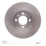 Dynamic Friction 1984-1985 BMW 318i Front Brake Rotor (260x12.6 Solid) - Image 2
