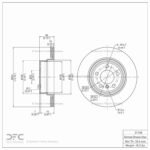 Dynamic Friction 2002-2006 BMW X5 Rear Brake Rotor (324x20 Vented) - Image 4