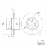 Dynamic Friction 2007-2015 MINI Cooper (Excl Clubman) Front Brake Rotor (294x22 Vented) - Image 4