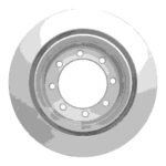 Dynamic Friction 2020-2025 Chevrolet Silverado 3500 HD Rear Brake Rotor (355x40 Vented) - Image 2