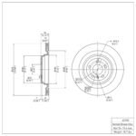 Dynamic Friction 2013-2019 Mercedes-Benz GL450 Rear Brake Rotor (345x22 Vented) - Image 4
