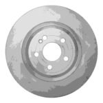 Dynamic Friction 2020-2026 Mercedes-Benz GLE53 AMG SUV Rear Brake Rotor (345x22 Vented)