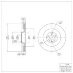 Dynamic Friction 2005-2010 Audi A8 Front Brake Rotor (384x35.9 Vented) - Image 2