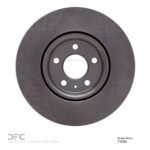 Dynamic Friction 2017-2019 Audi A4 Quattro Front Brake Rotor (318x30 Vented) - Image 2