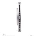 Dynamic Friction 1984-1991 BMW Z1 Front GeoSPEC Coated Rotor (260x22 Vented) - Image 6