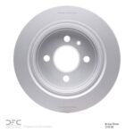 Dynamic Friction 1984-1991 BMW 325is Rear GeoSPEC Coated Rotor (258x10 Solid) - Image 2