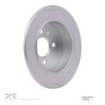 Dynamic Friction 1984-1991 BMW 325is Rear GeoSPEC Coated Rotor (258x10 Solid) - Image 6