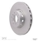 Dynamic Friction 2000-2003 BMW M5 Left Front GeoSPEC Coated Rotor (345x32 Vented) - Image 3