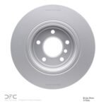 Dynamic Friction 2004-2010 BMW 525i (USA/Canada) Rear GeoSPEC Coated Rotor (320x20 Vented) - Image 2