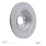Dynamic Friction 2004-2010 BMW 525i (USA/Canada) Rear GeoSPEC Coated Rotor (320x20 Vented) - Image 6