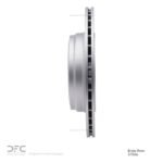Dynamic Friction 2004-2010 BMW 525i (USA/Canada) Rear GeoSPEC Coated Rotor (320x20 Vented) - Image 7