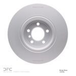 Dynamic Friction 2005-2008 BMW 760i Rear GeoSPEC Coated Rotor (345x23.8 Vented) - Image 2