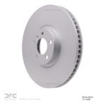 Dynamic Friction 2010-2011 BMW X6 Left Front GeoSPEC Coated Rotor (385x36 Vented) - Image 3