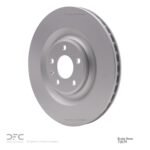 Dynamic Friction 2017-2025 Audi SQ8 e-Tron Rear GeoSPEC Coated Rotor (350x28 Vented) - Image 3