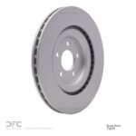 Dynamic Friction 2017-2025 Audi SQ8 e-Tron Rear GeoSPEC Coated Rotor (350x28 Vented) - Image 5