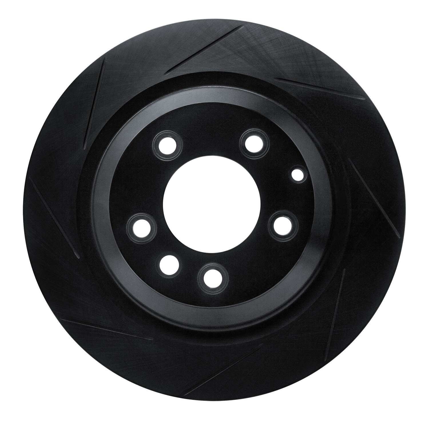 DF_61302089L_Fro.jpg R1 Concepts 05-18 Porsche Cayenne Rear Left Slotted Black Brake Rotor - Image 1