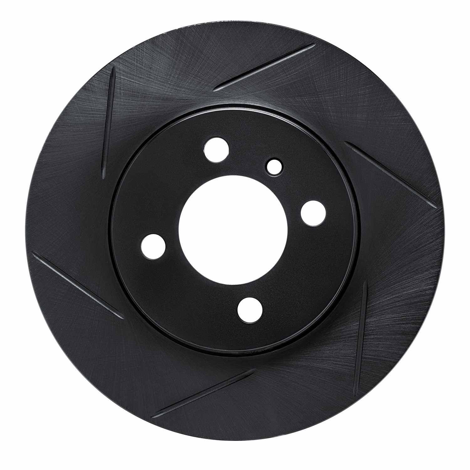 DF_61331017L_Fro.jpg R1 Concepts 84-91 BMW 318i Front Left Slotted Black Brake Rotor - Image 1