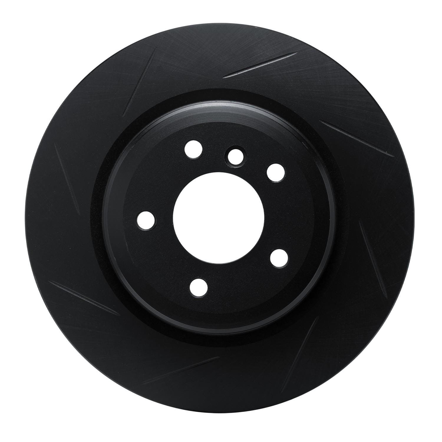 DF_61331070L_Fro.jpg R1 Concepts 06-15 BMW X1 Rear Left Slotted Black Brake Rotor - Image 1