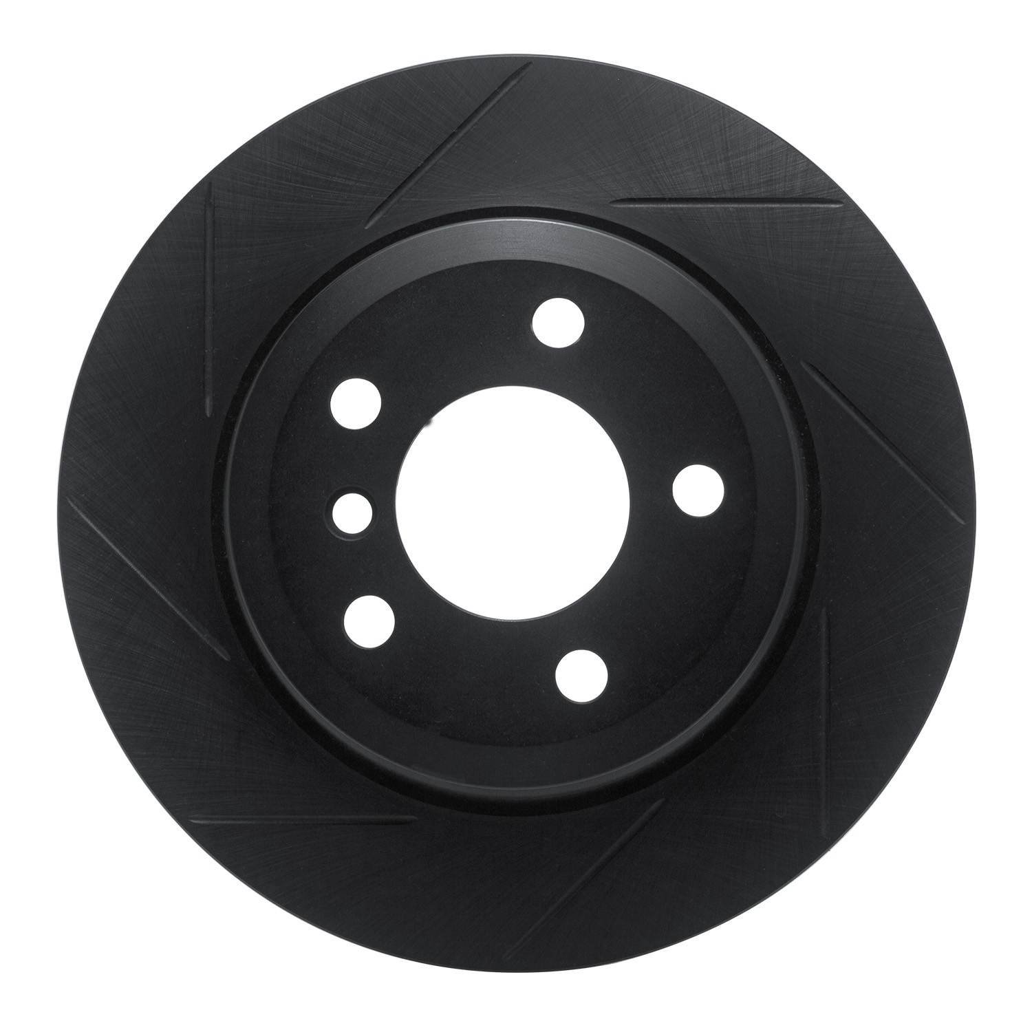 DF_61331143L_Fro.jpg R1 Concepts 07-19 BMW X5 Rear Left Slotted Black Brake Rotor - Image 1
