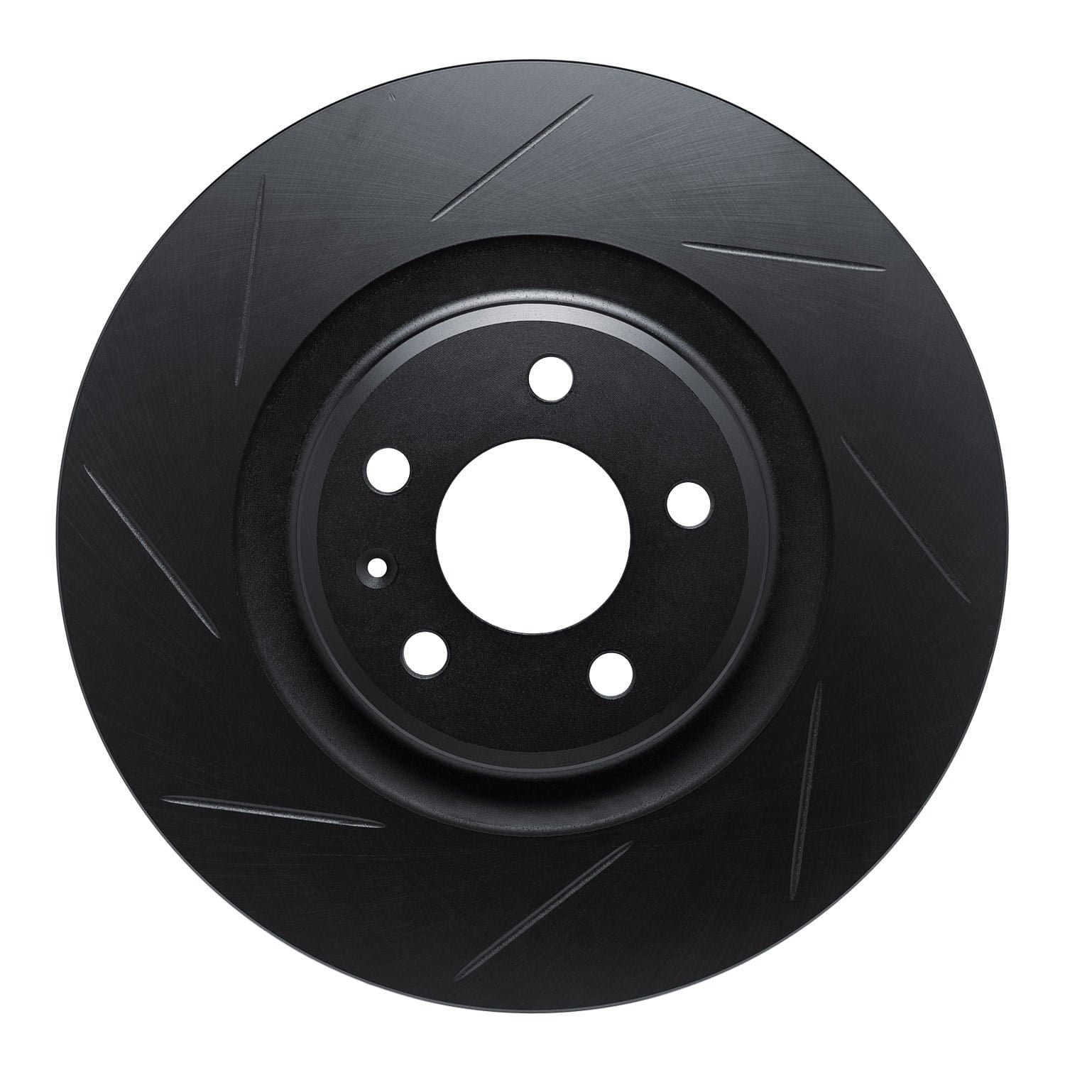 DF_61373058L_Fro.jpg R1 Concepts 08-11 Audi S4 Front Left Slotted Black Brake Rotor - Image 1