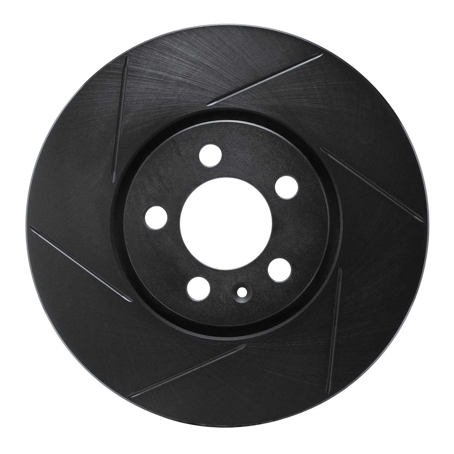 DF_61374015L_Fro.jpg R1 Concepts 96-98 Volkswagen Golf Front Left Slotted Black Brake Rotor - Image 1
