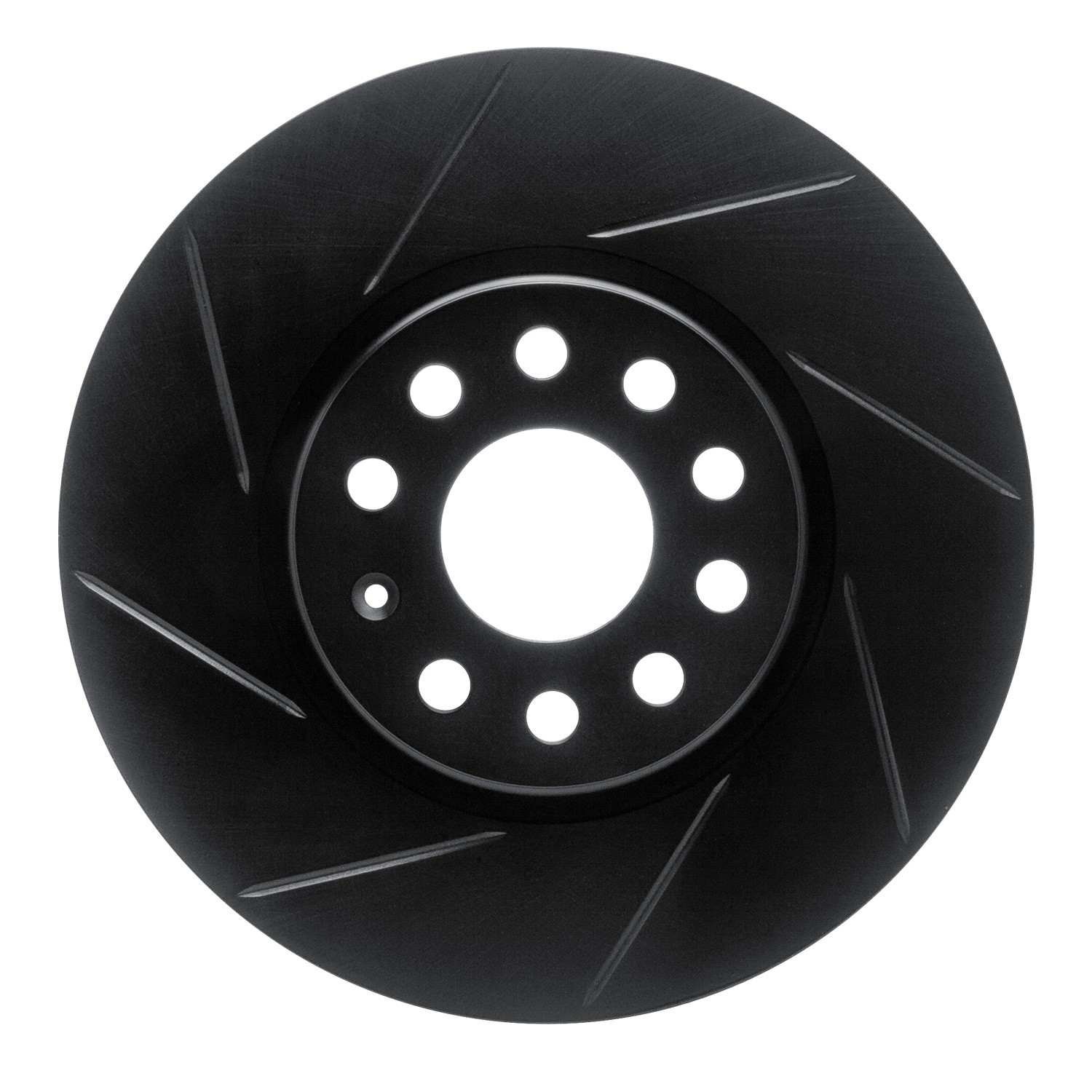 DF_61374053L_Fro.jpg R1 Concepts 06-13 Audi A3 Front Left Slotted Black Brake Rotor - Image 1