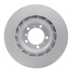 Dynamic Friction 2010-2016 Porsche Panamera Right Rear GeoSPEC Coated Rotor - Slotted (350x28 Vented) - Image 2