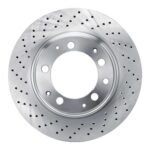Dynamic Friction 1978-1989 Porsche 930 Left Rear Drilled Brake Rotor (309x28 Vented)