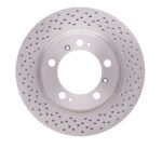 Dynamic Friction 2000-2008 Porsche Cayman Rear Drilled Brake Rotor (299x24 Vented)