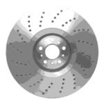 Dynamic Friction 2020-2025 BMW X5 Right Front Drilled Brake Rotor - Image 2