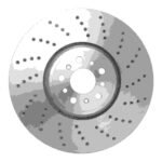 Dynamic Friction 2020-2025 BMW X5 Right Front Drilled Brake Rotor