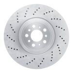 Dynamic Friction 2021-2025 BMW M4 Left Front Drilled Brake Rotor