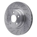 Dynamic Friction 2002-2006 Mercedes-Benz S430 Front Drilled Brake Rotor (310x28 Vented) - Image 3