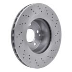 Dynamic Friction 2002-2006 Mercedes-Benz S430 Front Drilled Brake Rotor (310x28 Vented) - Image 5
