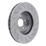 Dynamic Friction 2003-2012 Mercedes-Benz E550 Front Drilled Brake Rotor (330x32.1 Vented) - Image 5