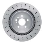 Dynamic Friction 2005-2006 Mercedes-Benz CL65 AMG Rear Drilled Brake Rotor (348x26 Vented) - Image 2